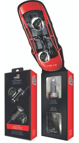 Imagem 3 de 5 de Carregador Veicular Wireless Easy Mobile Duo Charge 4x