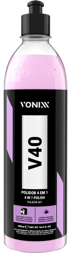 V40 Polidor 4 Em 1 Para Verniz Asiático 500ml Vonixx