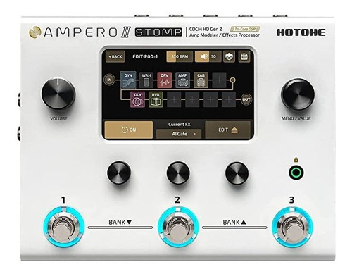 Hotone Ampero 2 Stomp Mp-300 Amplificador Guitarra Bajo Pant