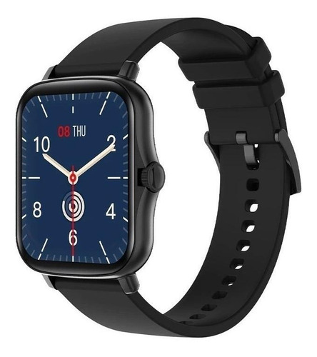 Smartwatch Colmi P8 Plus 1.69" caja de  aleación de zinc  black, malla  black de  silicona