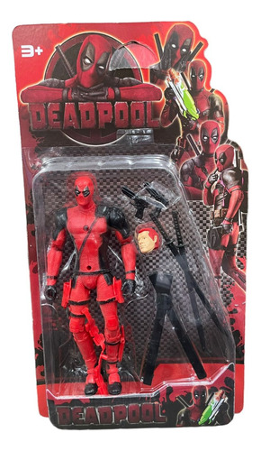 Muñeco Deadpool Articulado 20cm + Accesorios Envío Gratis