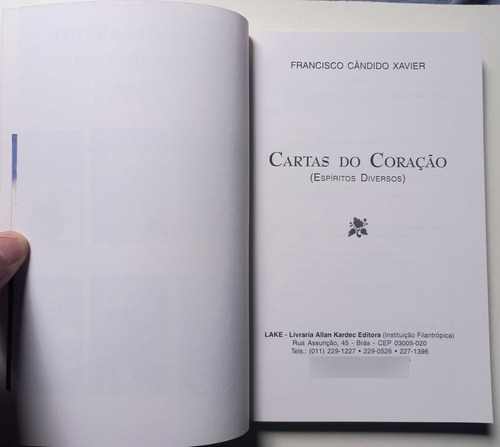 Cartas Do Coração (francisco Cândido Xavier) (Usado)
