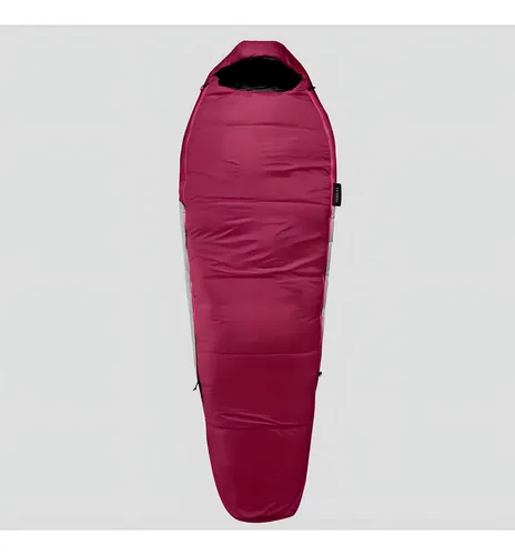 Saco de dormir Trek 500, 5 grados C, Forclaz, color burdeos G