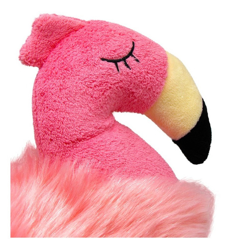Imagem 6 de 7 de Pantufa 3d Flamingo Solado Borracha Tamanho 37 A 39 - Ricsen