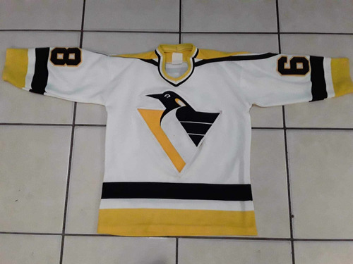 Jersey Nhl Niño Pittsburgh Penguins Bordado Con Detalles 