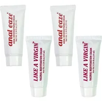Comprar Lubricantes Anal Eaze Anestesico 2pzs + Like A Virgin 2pzs Sin Sabor