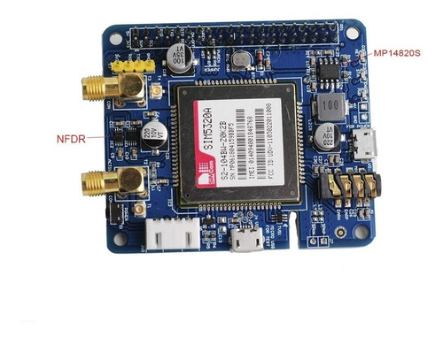 Imagen 4 de 6 de 3g Module Sim5320a Wcdma Gsm Gprs Gps Rpi Expansion Board