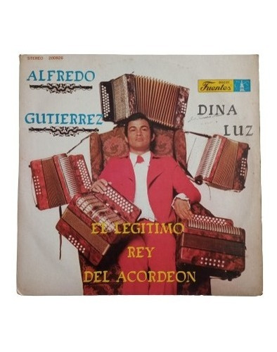 Lp Vinilo Alfredo Gutierrez El Legitimo Rey Macondo Records 