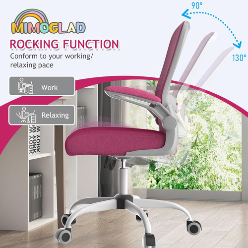 Silla De Oficina En Casa, Silla De Escritorio Con Respaldo A