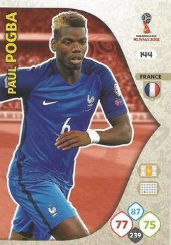 Carta Adrenalyn Xl Mundial Rusia 2018 / Paul Pogba