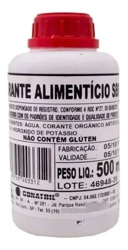 Corante Alimentício Carmim Para Linguiças E Produtos Cárneos