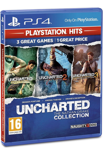 Éxitos De Playstation De La Colección Uncharted (ps4)