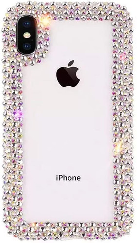 Funda Para iPhone XS Max, Diseño De Diamantes De Imitacion