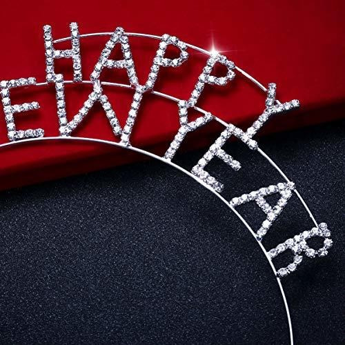 Diadema Frcolor Happy New Year, Diadema Con Diamantes De Imi