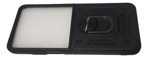 Funda Super Armor Alto Impacto Para Motorola Razr 50 Ultra Negro Lisa