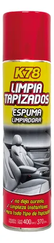 Espuma Limpia Tapizado Quita Manchas Cueros Alfombra 400cc