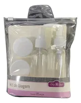 Comprar Kit Viagem 5 Peças Frascos (shampu002Fperfu002Fcondu002Fcreme Ou Outros) Cor Branco