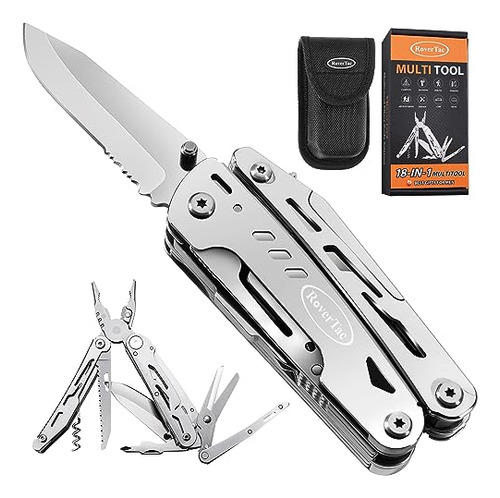 Rovertac Multi Tool Pocket Knife Tactical Camping Survival K