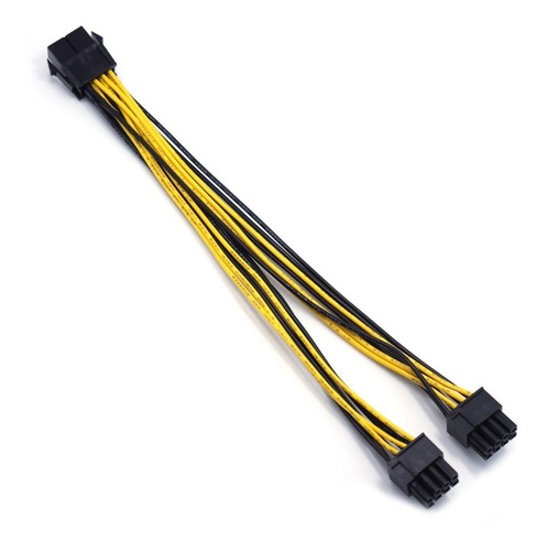 Quan - Cable Convertidor (22 Cm, 8 Pines A Doble Fuente)