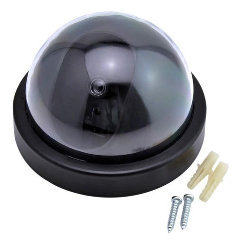 Camara Falsa Led Rojo Intermit. Domo Apariencia Rea X 3 Un.