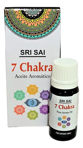 Aceite Aromático 7 Chakras - Sri Sai
