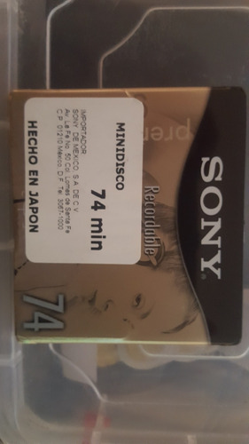 Mini Disc Sony 74 Min