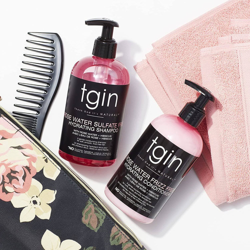 Tgin ChampĂș De Agua De Rosa Acondicionador Duo - Para Cabel