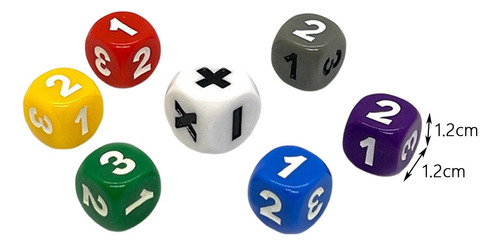 Juego De Dados De Enseñanza De 7 Piezas Manipuladores De