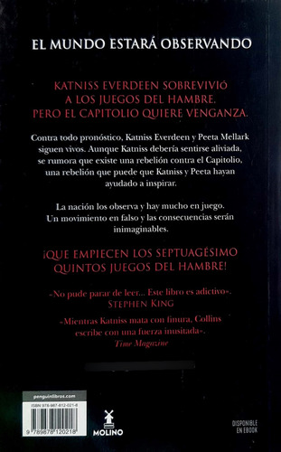 En Llamas Los Juegos Del Hambre 2 Collins Molino Nuevo ^