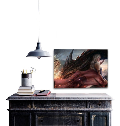 Imagem 2 de 2 de Placa Quadro Decorativo Game Of Thrones Personalizado Em Mdf