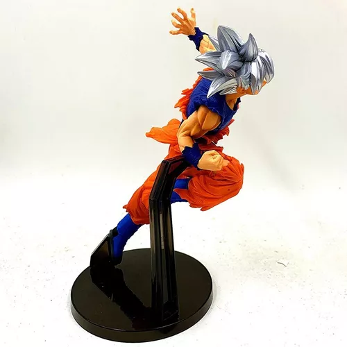 Brinquedo Boneco Goku Instinto Superior Cabelo Cinza Promoçã