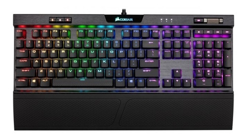 Teclado Gamer Corsair K70 Rgb Mecánico Rgb Alámbrico Negro