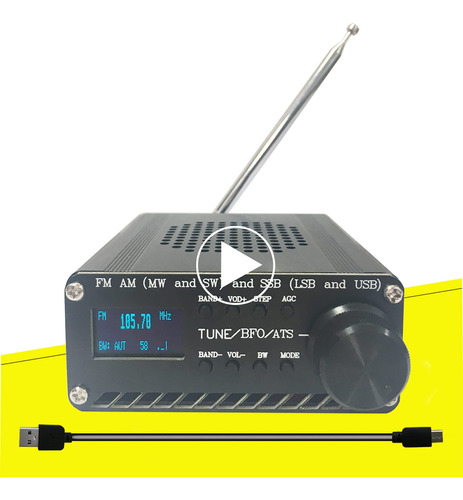 Ats20 Si4732 - Receptor De Radio De Banda Completa Fm Am Lsb