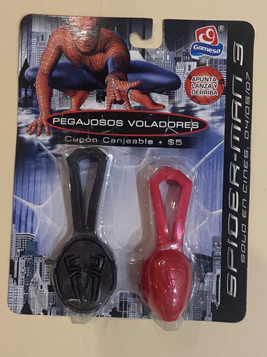 Colección Pegajosos Voladores Spiderman Gamesa 2007 (Usado)