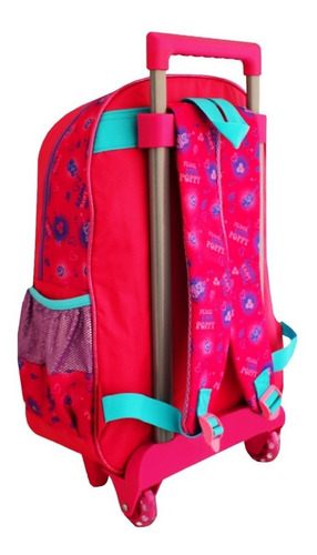 Imagem 6 de 8 de Mochila Rodinhas Infantil Escolar Trolls Poppy Clio Tr2238k
