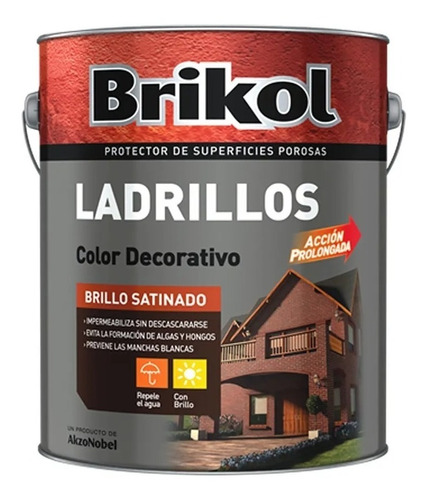 Brikol Ladrillos Protector Impermeable X 4 Lt