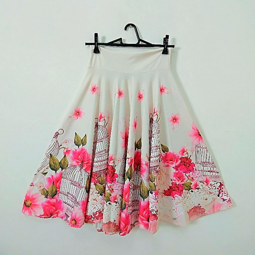 saia midi gode floral