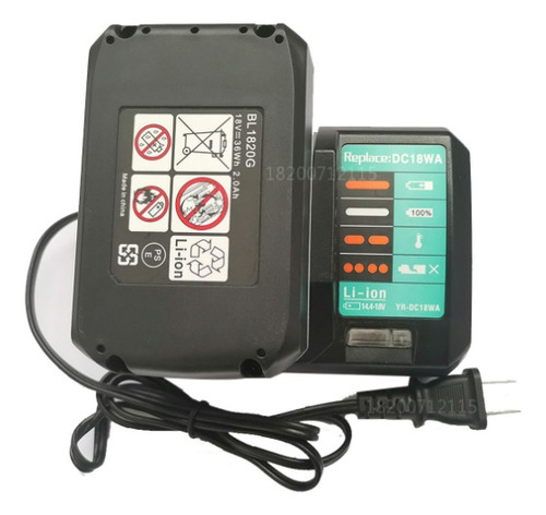 Para Makita Bl1813g Bl1815g Bl1413g Bl1015 Dc10wc 14.4 V 18