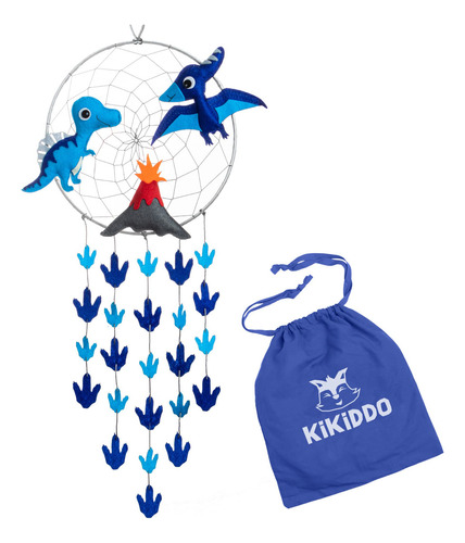 Kikiddo Atrapasueos De Dinosaurio Para Dormitorio De Nios O