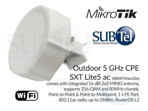 MikroTik SXT Lite5 Level 3 16dBi Antena - Sklep ProLine.pl