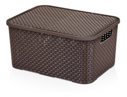 Micro Caixa Organizadora Rattan 3.5l Cores - Monte Libano