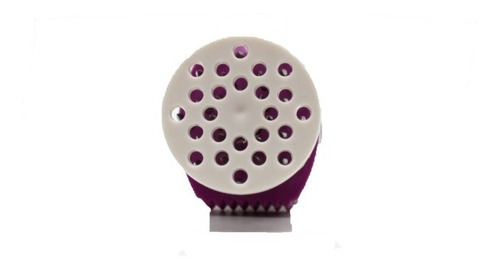 Martillo Ablandador Carne Con Agujas Acero Inoxidable Cocina Color Mango Negro-morado