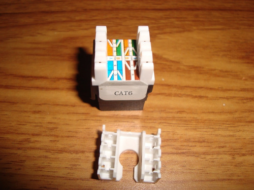 Cat 6 180 Deg Keystone Jack Coupler T568a/b