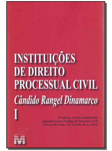 Instituicoes De Dto. Processual Civil-vol.1-9ed/17