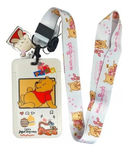 Portacredencial + Lanyard Winnie And Tiger