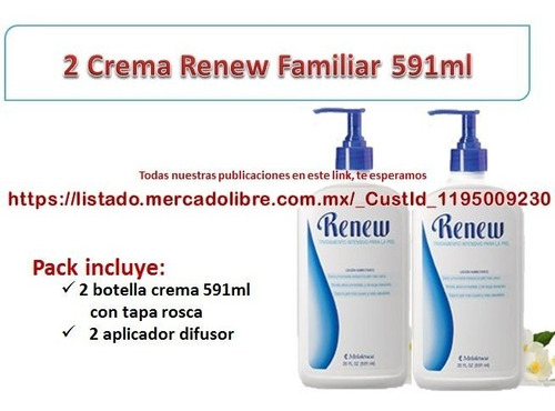 Crema Renew Ultra Hidratante Y Humectante, 591ml, Melaleuca