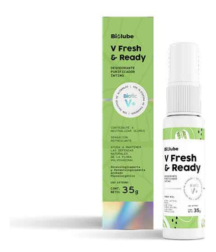 V Fresh & Ready - Desodorante Intimo Femenino - Biolube