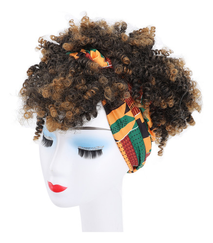 Diadema De Peluca Sintética Para Mujer, Ligera Y Elegante