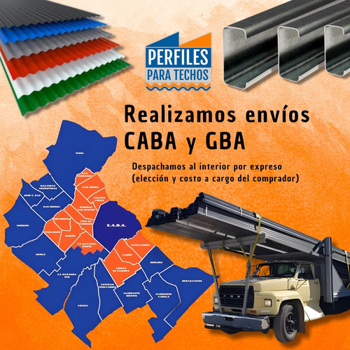 Perfil C 100x50x2.0mm X 12 Metros Galvanizado Perfiles/techo