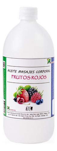 Aceite De Masajes Frutos Rojos - 1 Litro